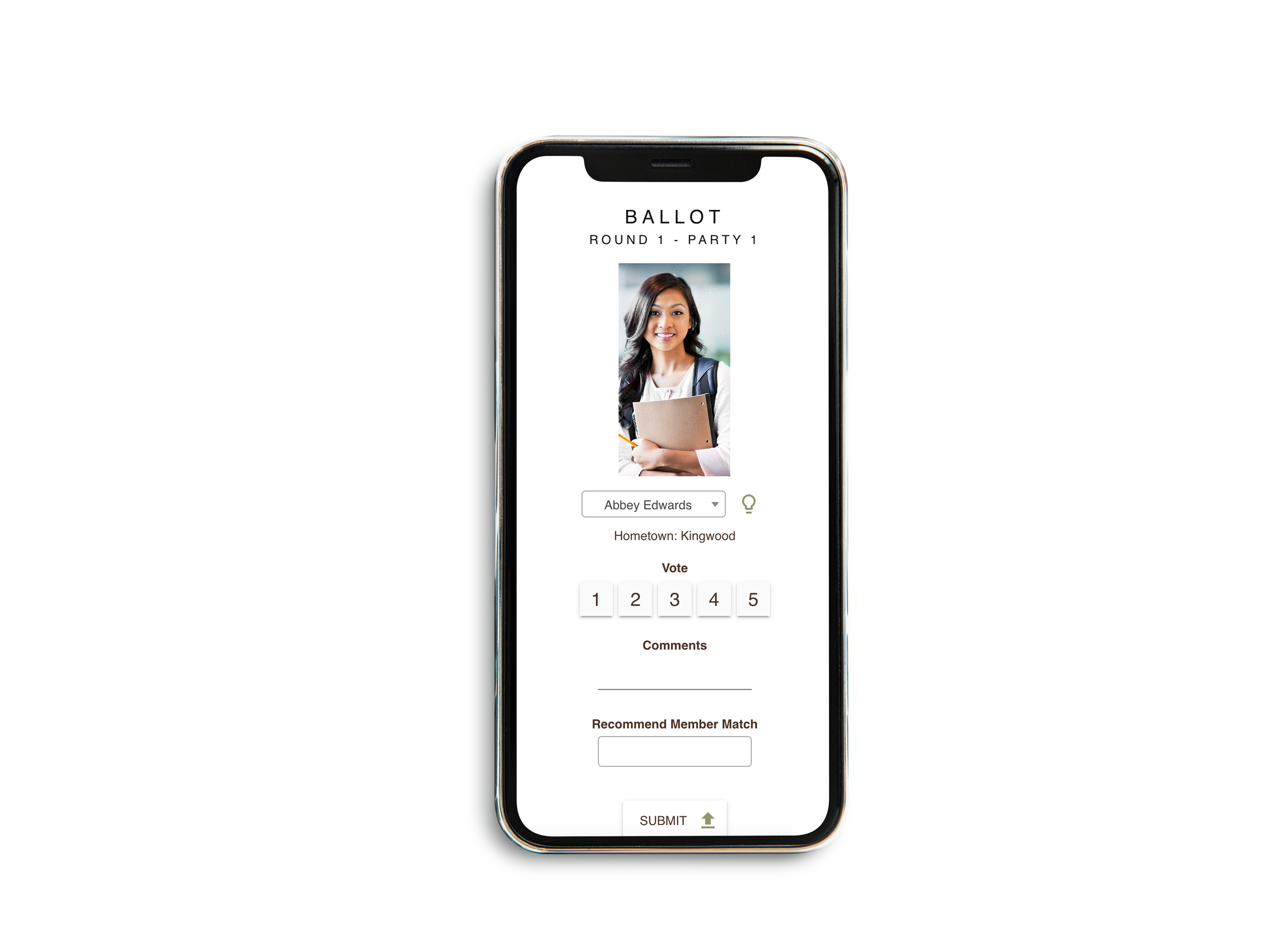 OmegaRecruit’s mobile voting feature