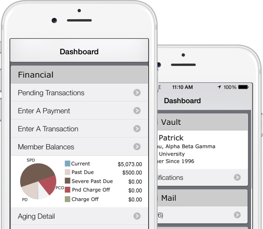Make fraternity financial management mobile with easy-to-use apps.