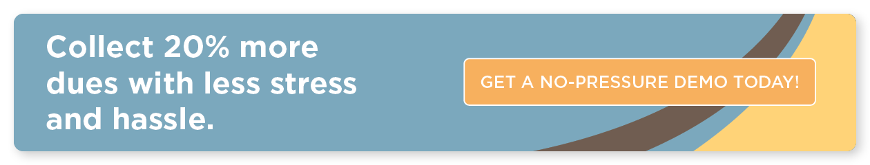 Click here to collect 20% more dues with less stress using OmegaFi.